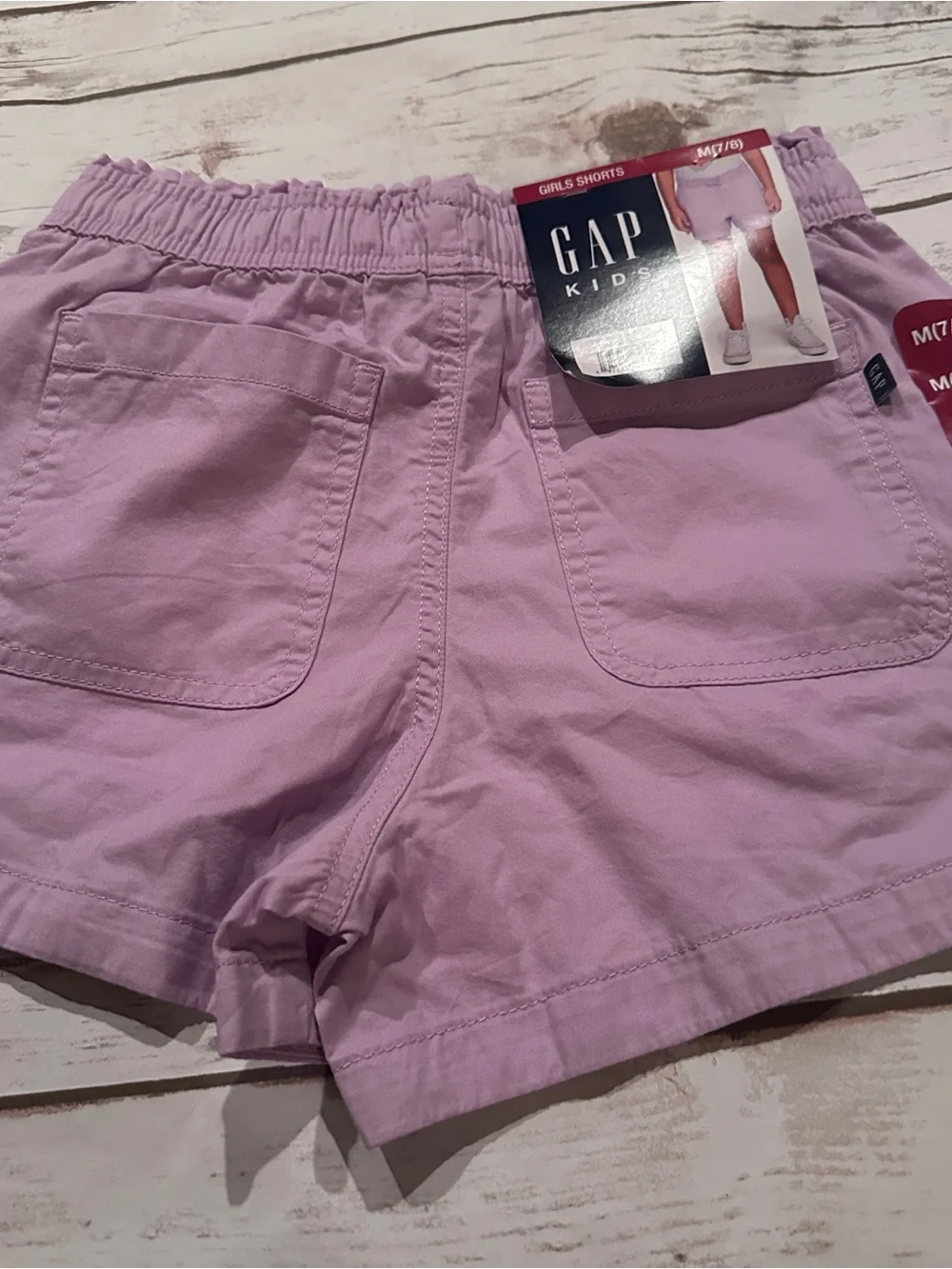 Gap Kids purple shorts Size 7/8 nwt